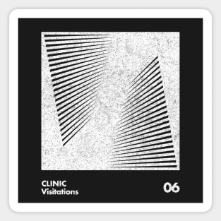 Clinic / Visitations / Minimal Graphic Design Tribute Magnet